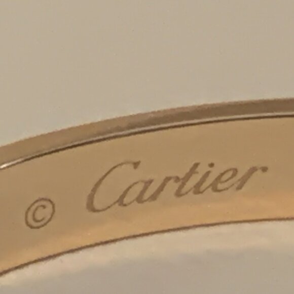 AUTH CARTIER LOVE CUFF BRACELET 18K ROSE GOLD EXC! sz16 ALL receipts / Box / Bag - Picture 10 of 16
